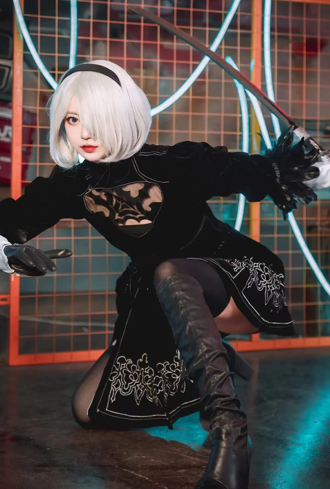 NieR:Automata コスプレ フルセット TVアニメ『NieR:Automata Ver1.1a』2Bコスチュームセットが登場